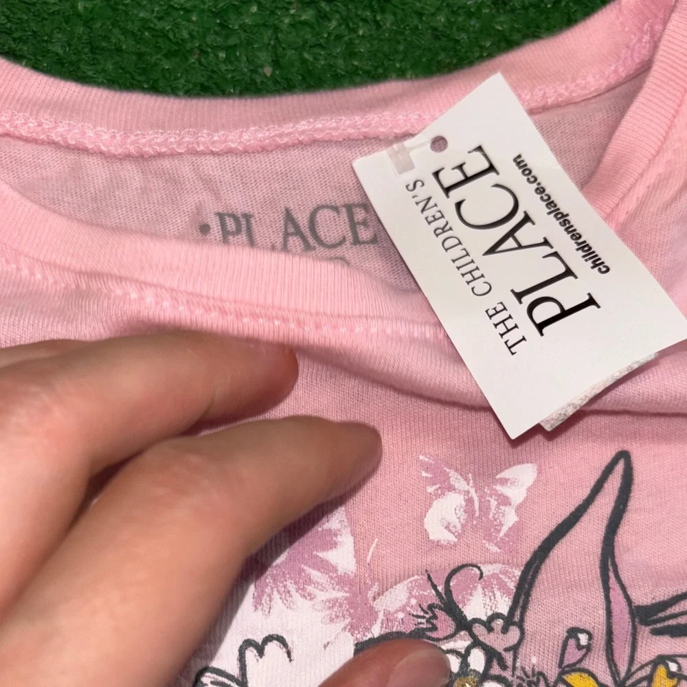 NWT The Children's Place Pink Horse Floral Tee